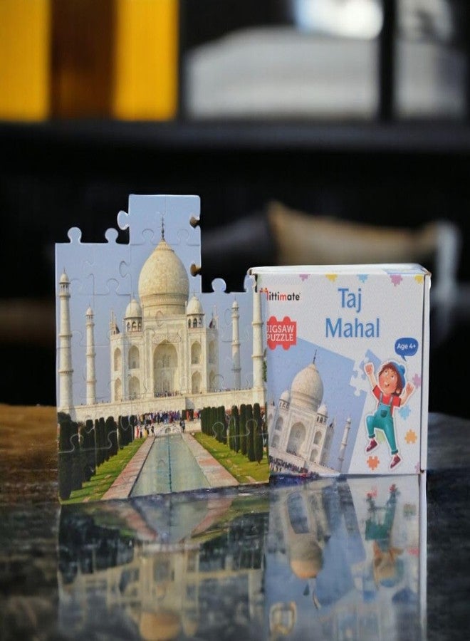 Mittimate Taj Mahal Jigsaw Puzzle Game for Kids Age 4 to 6 Old I 36 Pieces Puzzle Toy I Birthday Gift for Children - Image 1